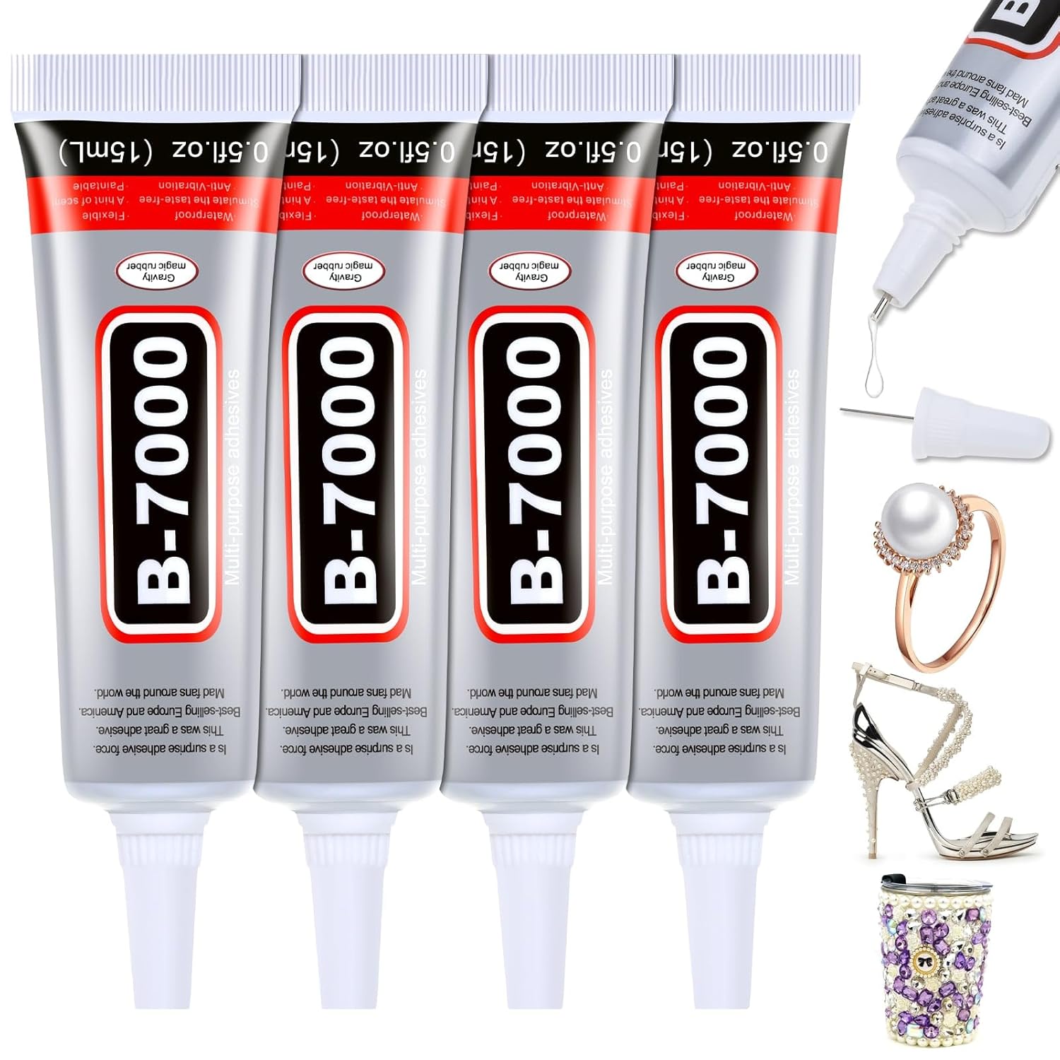 Crafting Resin - 1-10 adet B-7000 Süper Tutkal Loolifl