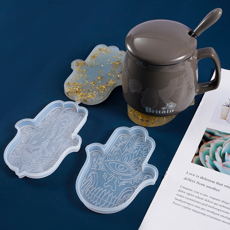 Silicone Mold Tray - 1 adet DIY Coaster el Fatima