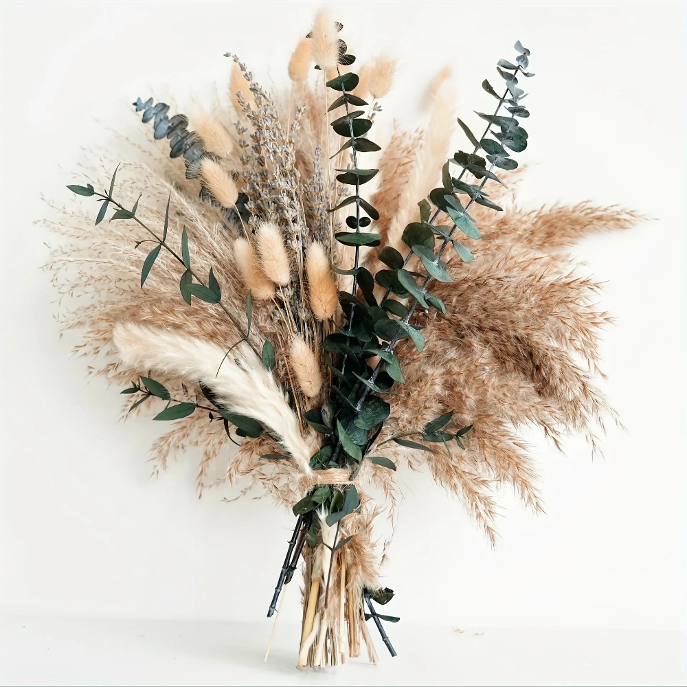Dried Flower Bulk - 80 Adet Doğal Kurutulmuş Çiçekler Buket