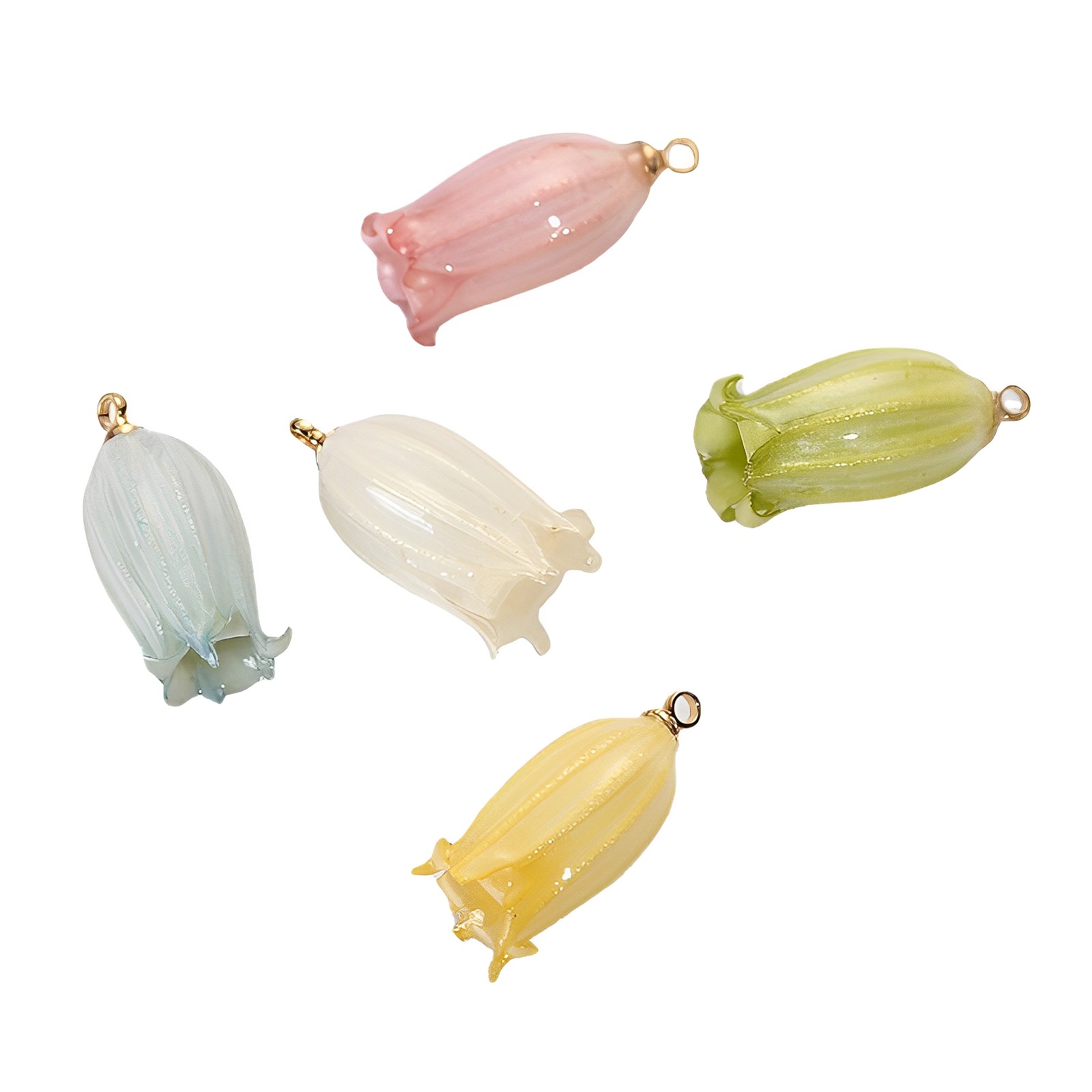 Resin Craft Ideas - Aqumotic 10 adet küçük çiçek convalmamajalis
