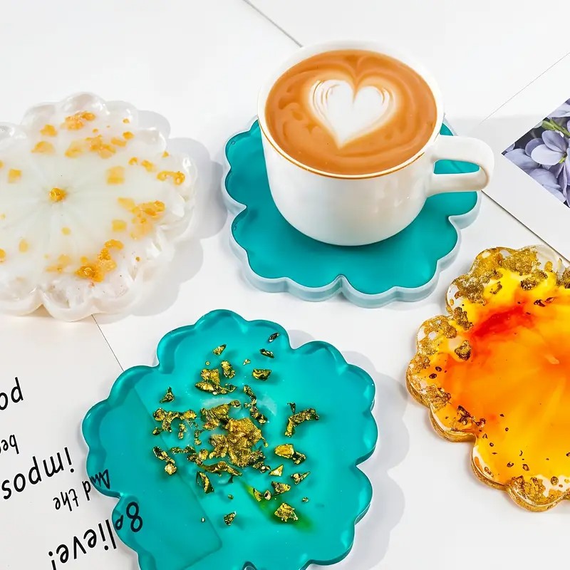 Geode Mold Silicone - Kendin Yap Sakura Şeklinde Reçine Kalıbı