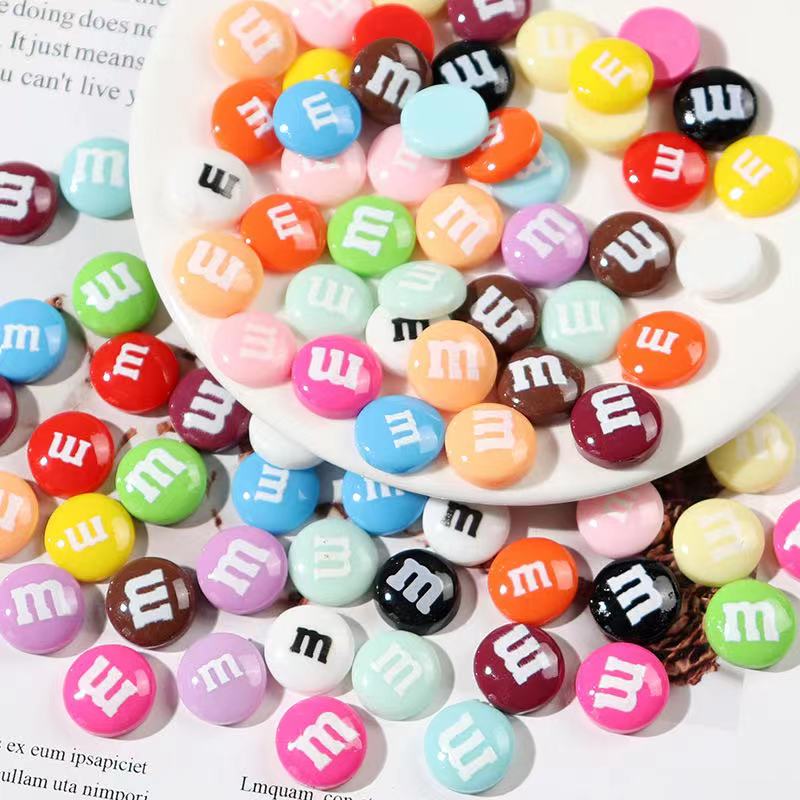 Resin Ocean Wave Mold - 20/50/100 adet Kawaii M Fasulye Reçine