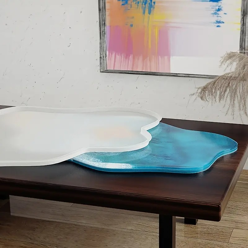 Resin Ocean Wave Mold - Büyük 61cm Düzensiz Tepsi Epoksi Reçine