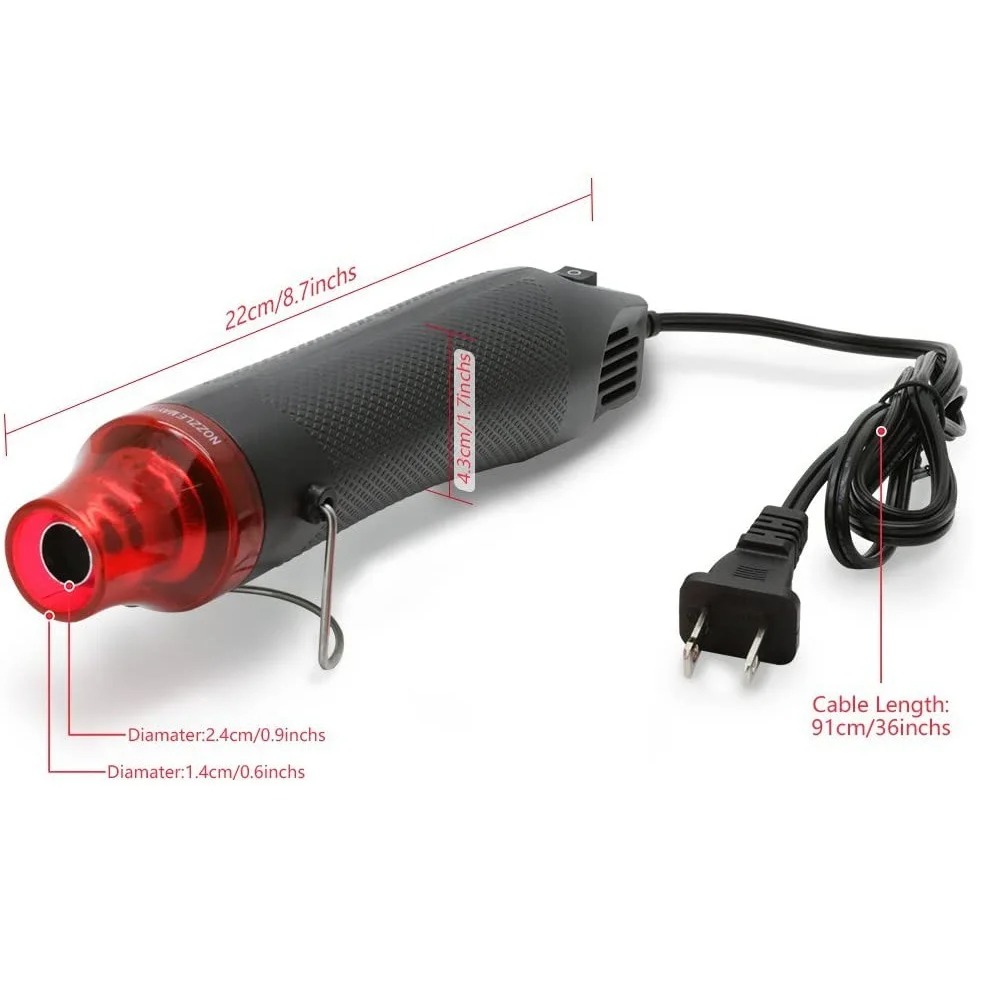 Heat Gun Small - Sıcak Hava Tabancası Taşınabilir Mini Isıtıcı