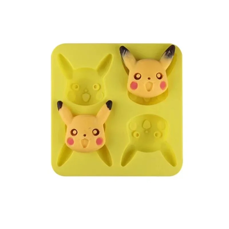 Silicone Mold Tray - Yeni Pikachu Silikon Çikolata Kalıbı Pasta