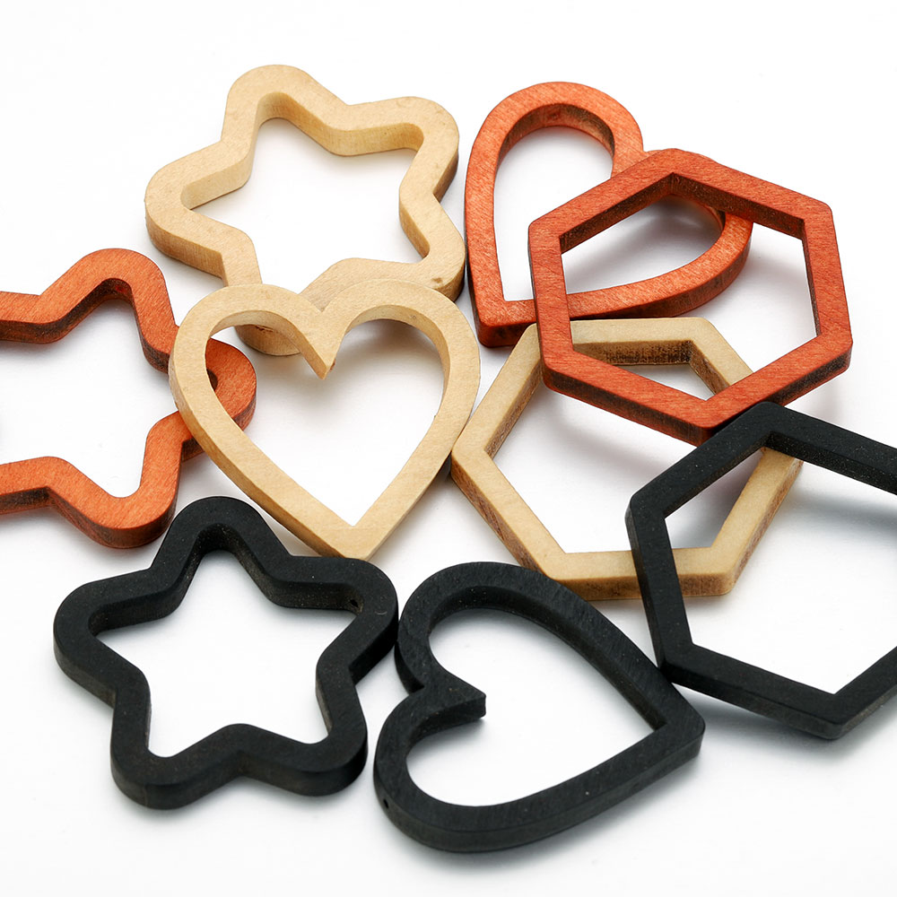 10 adet Ahşap Kalp Kare siliko - Crafting Resin incelemesi ve fiyatı