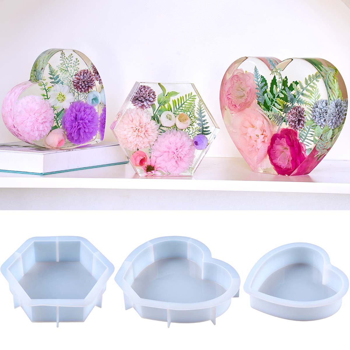 Büyük Aşk silikon kalıp DIY Ka - Resin Craft Ideas incelemesi ve fiyatı