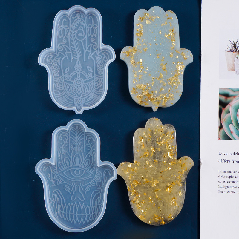 1 adet DIY Coaster el Fatima y - Silicone Mold Tray incelemesi ve fiyatı