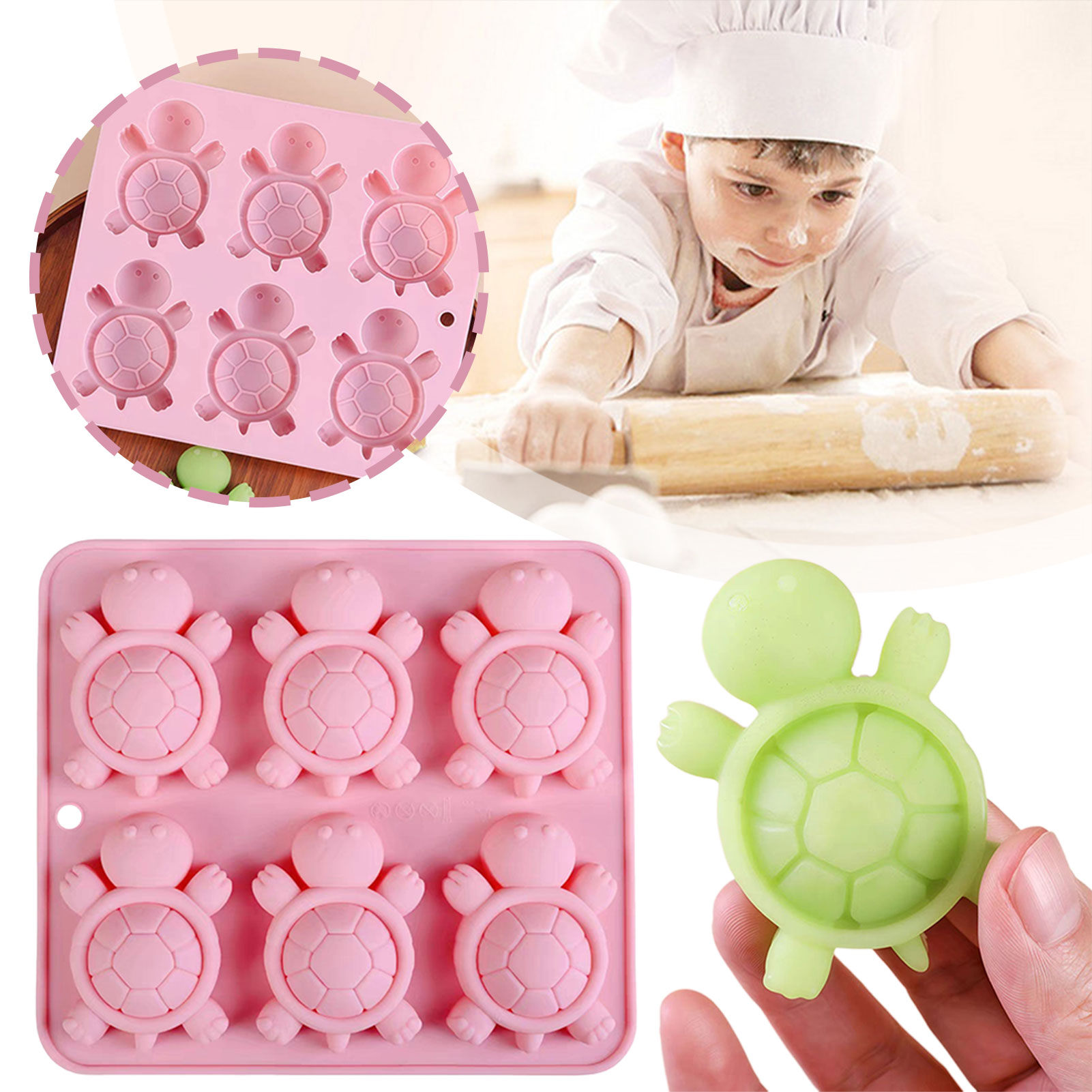 Kaplumbağalar buz tepsisi 3d k - Silicone Mold Tray incelemesi ve fiyatı