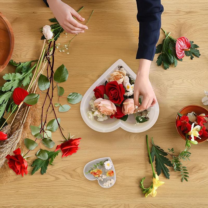 Büyük Kalp Epoksi Reçine Kalıp - Flower Preservation Resin incelemesi ve fiyatı