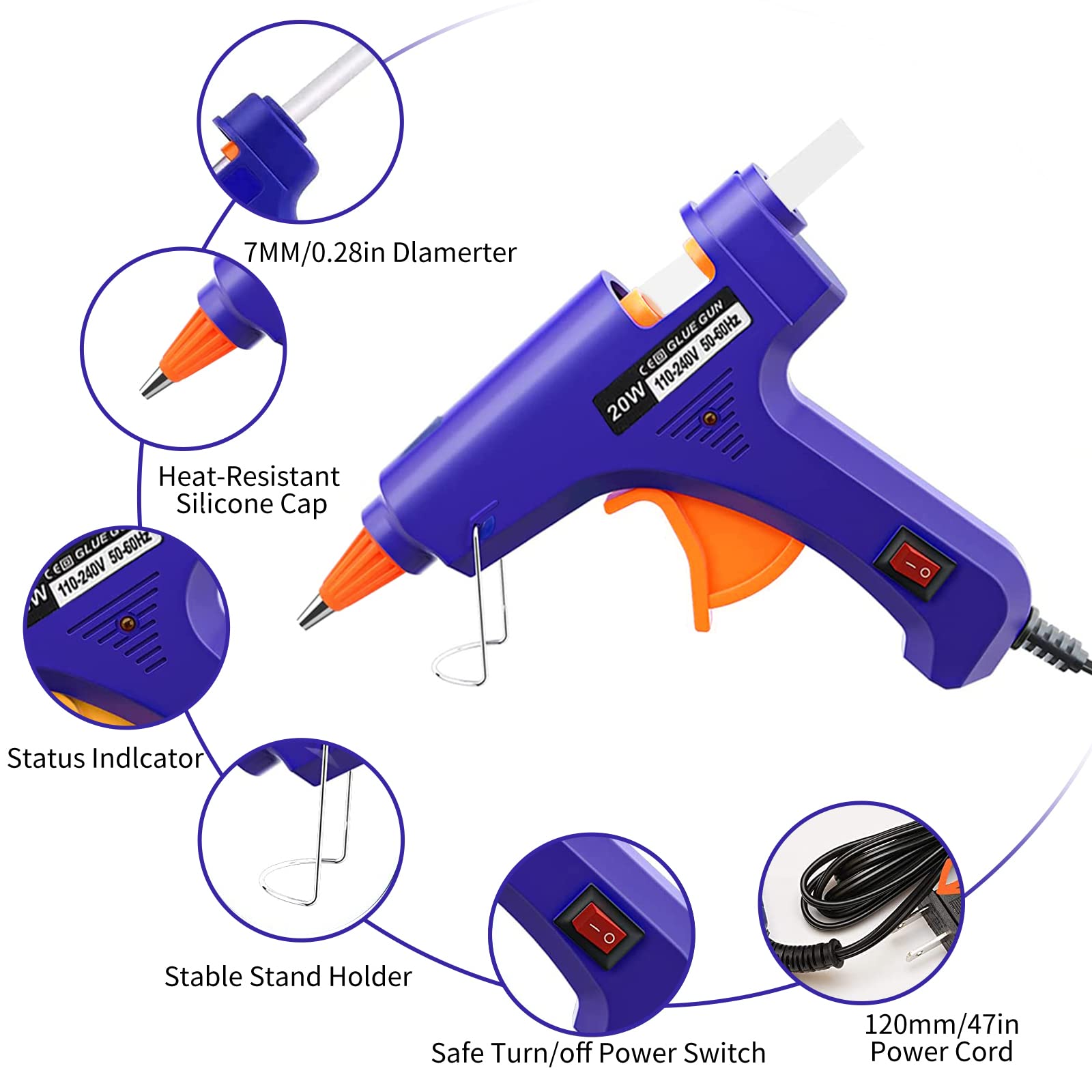 20W Sıcak Eriyik Tutkal Tabanc - Heat Gun Small incelemesi ve fiyatı