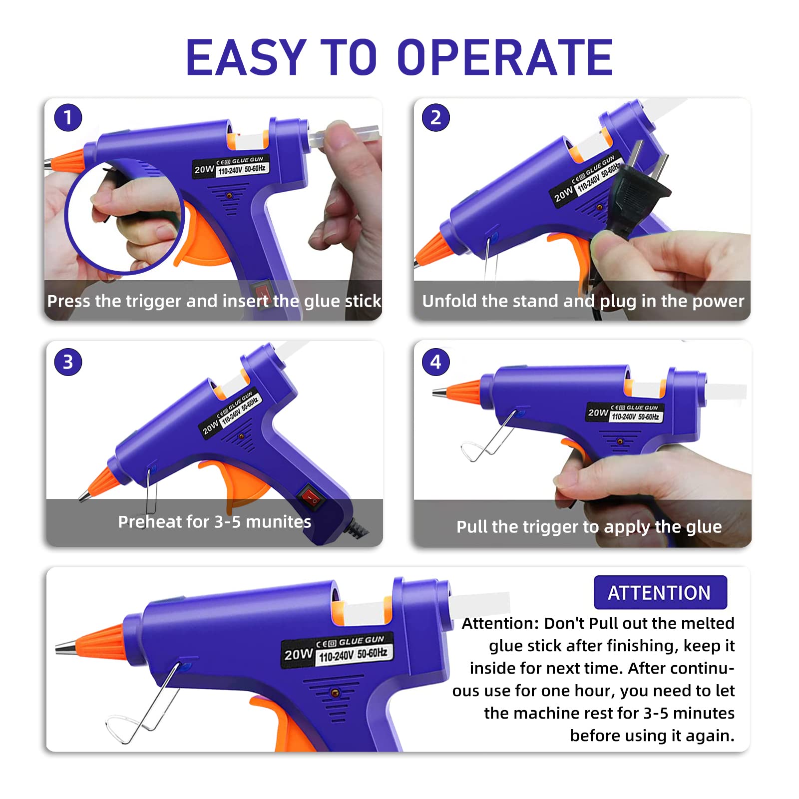 20W Sıcak Eriyik Tutkal Tabanc - Heat Gun Small incelemesi ve fiyatı