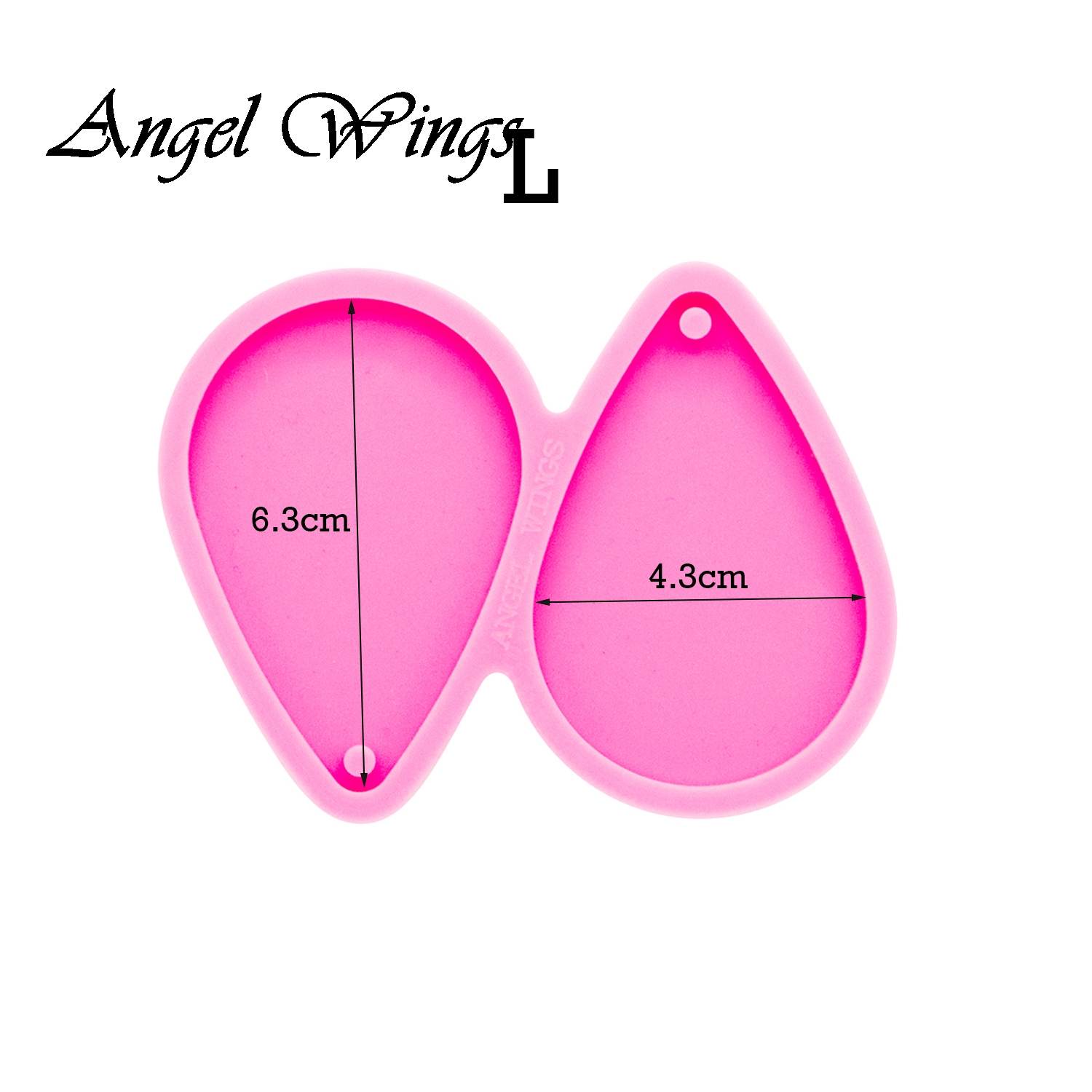 Parlak Tear Drop Hoop küpe sil - Geode Mold Silicone incelemesi ve fiyatı