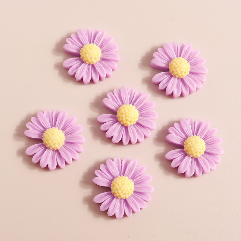 10 adet 20*20mm Kawaii Papatya - Flower Preservation Resin incelemesi ve fiyatı