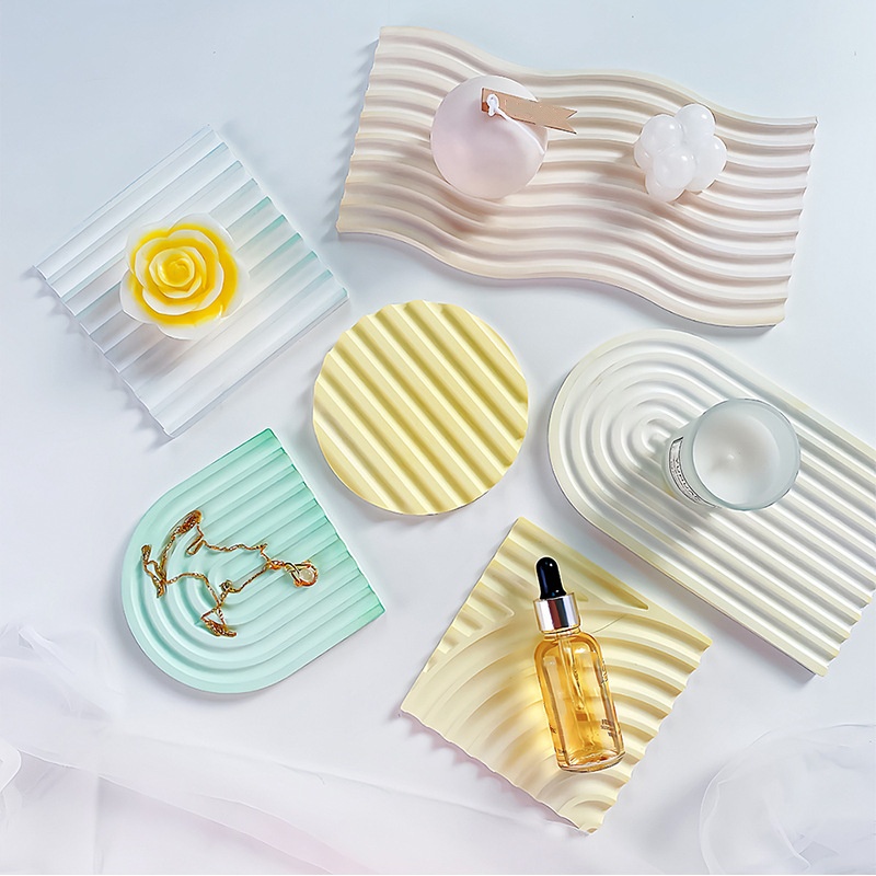 DIY Çizgili Dalga Tepsi Kalıp  - Silicone Mold Tray incelemesi ve fiyatı
