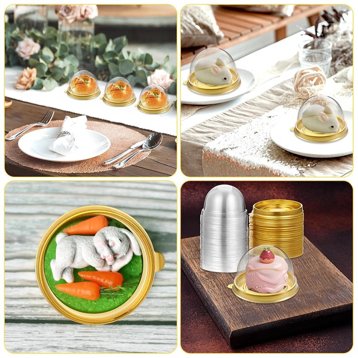 Yeni Şarküteri Kapları Kapaklı - Dome Mold Clear incelemesi ve fiyatı