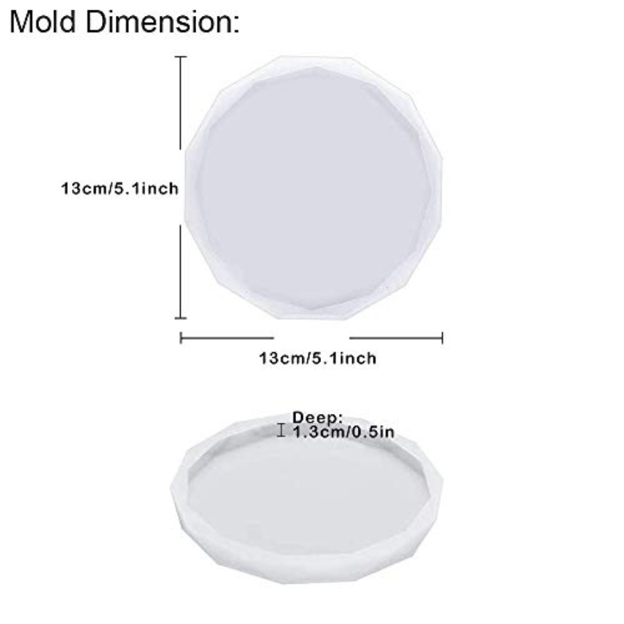 4'lü Paket Bardak Altlığı Kalı - Geode Mold Silicone incelemesi ve fiyatı