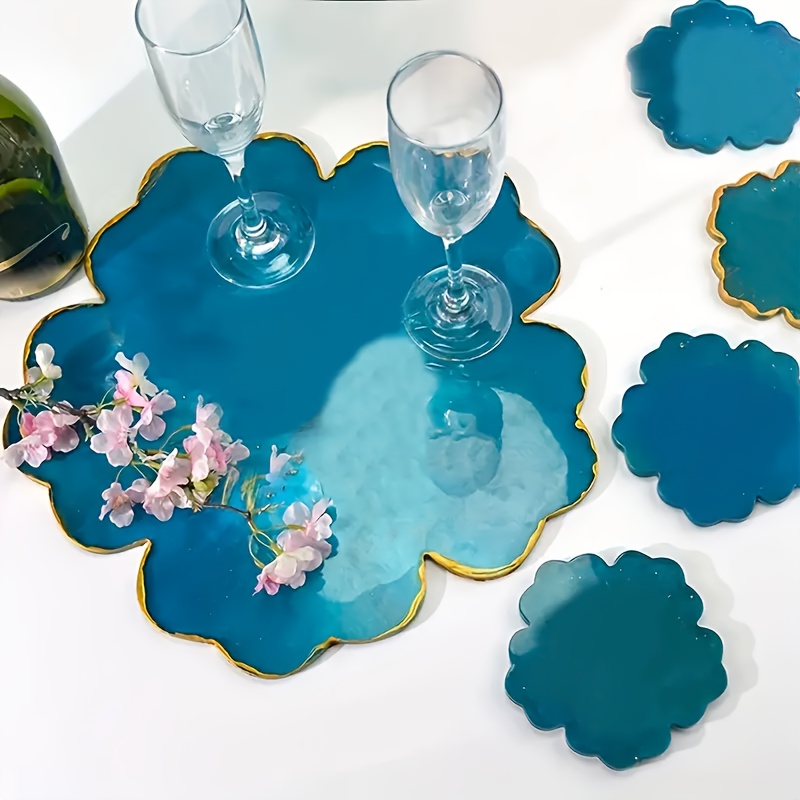 5 adet Ayna Büyük Çiçek Küçük  - Silicone Mold Tray incelemesi ve fiyatı