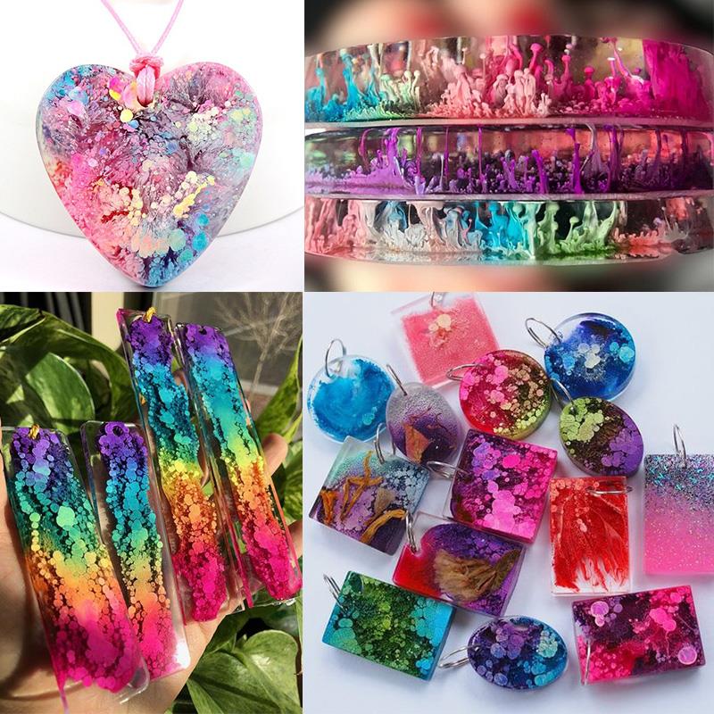 24 Renk 10 ml Sanat Mürekkep A - Resin Dye Alcohol incelemesi ve fiyatı