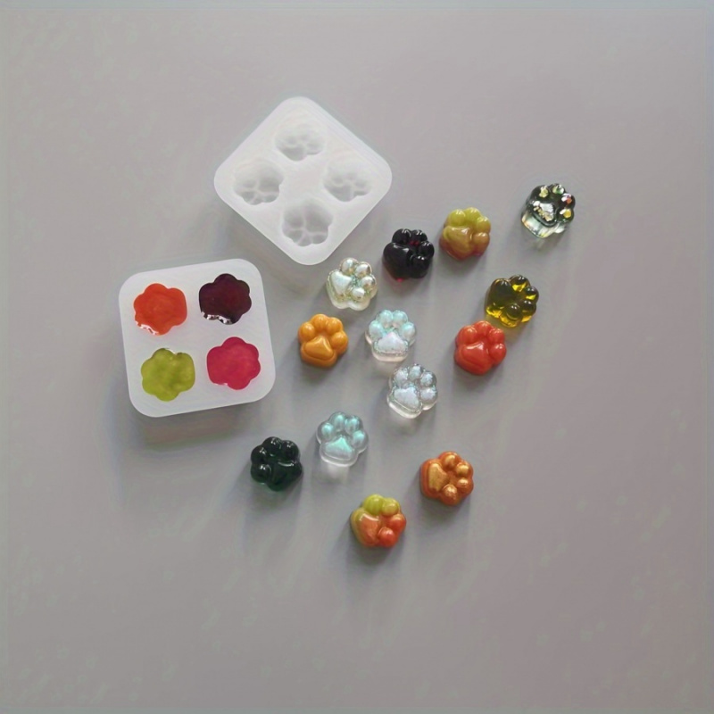 1 Kedi Patisi Desenli Silikon  - Resin Craft Ideas incelemesi ve fiyatı