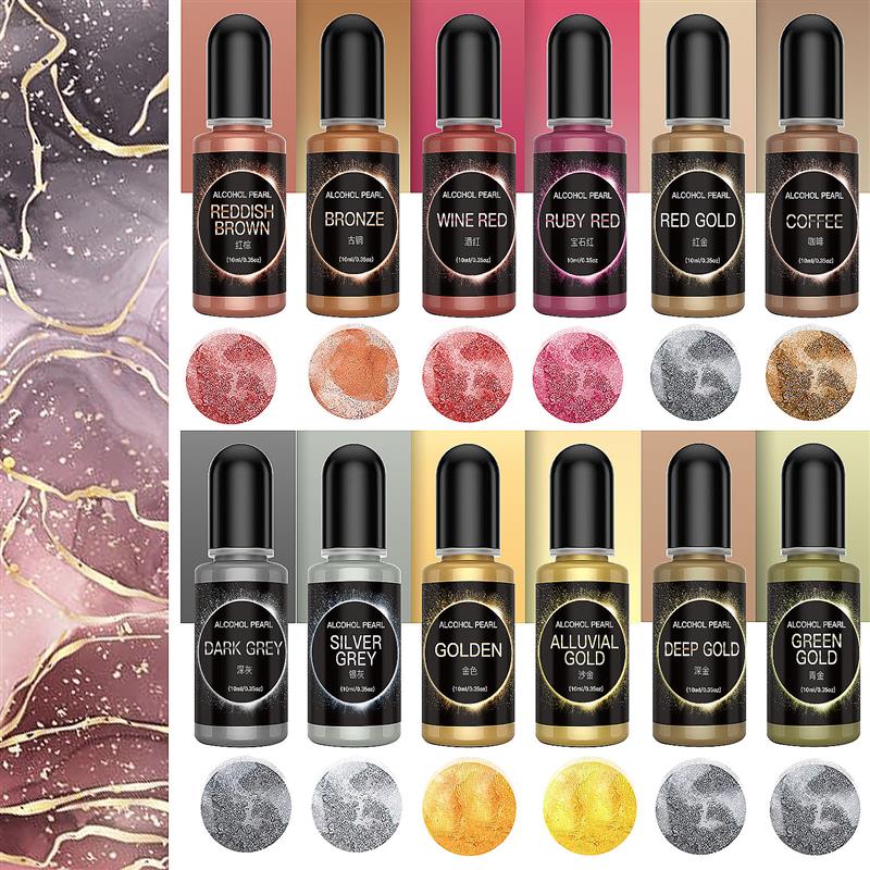 10ml epoksi reçine Pigment sıv - Resin Dye Alcohol incelemesi ve fiyatı