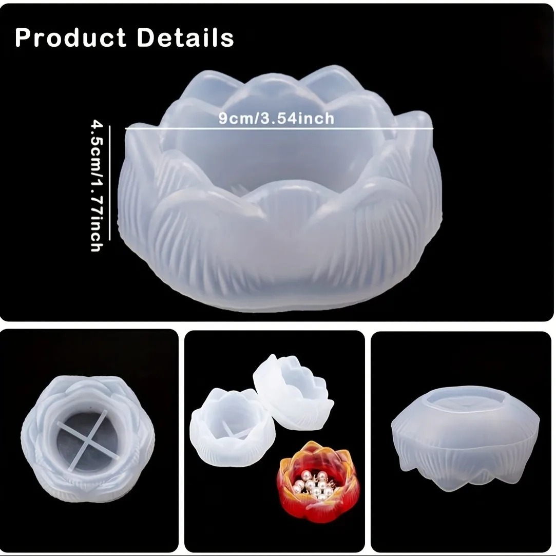 1 adet DIY Lotus Çiçeği Siliko - Flower Preservation Resin incelemesi ve fiyatı