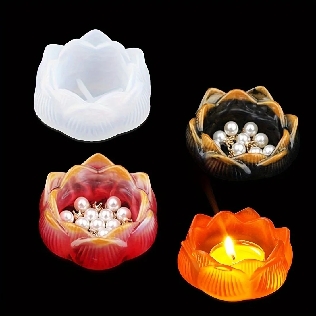 1 adet DIY Lotus Çiçeği Siliko - Flower Preservation Resin incelemesi ve fiyatı