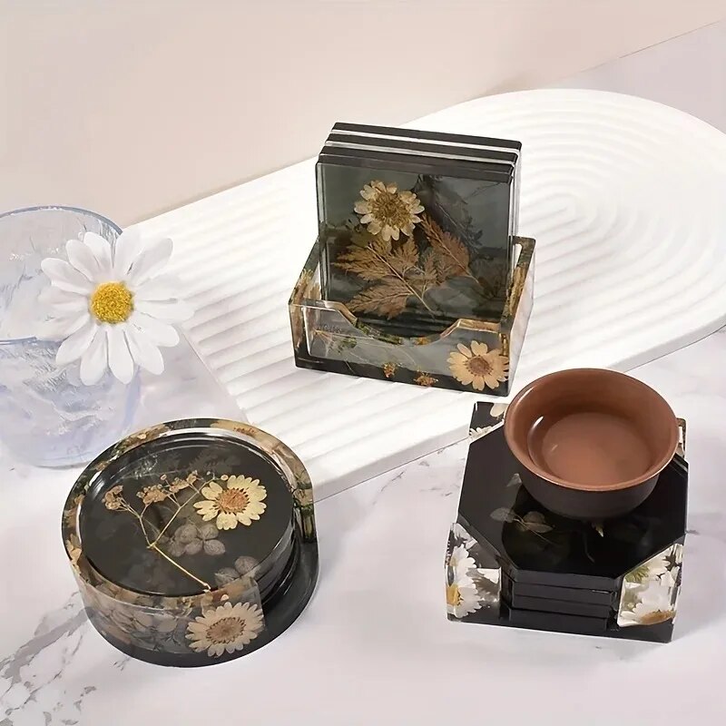 Coaster Reçine Kalıp Seti 1 ad - Gold Foil Flakes incelemesi ve fiyatı