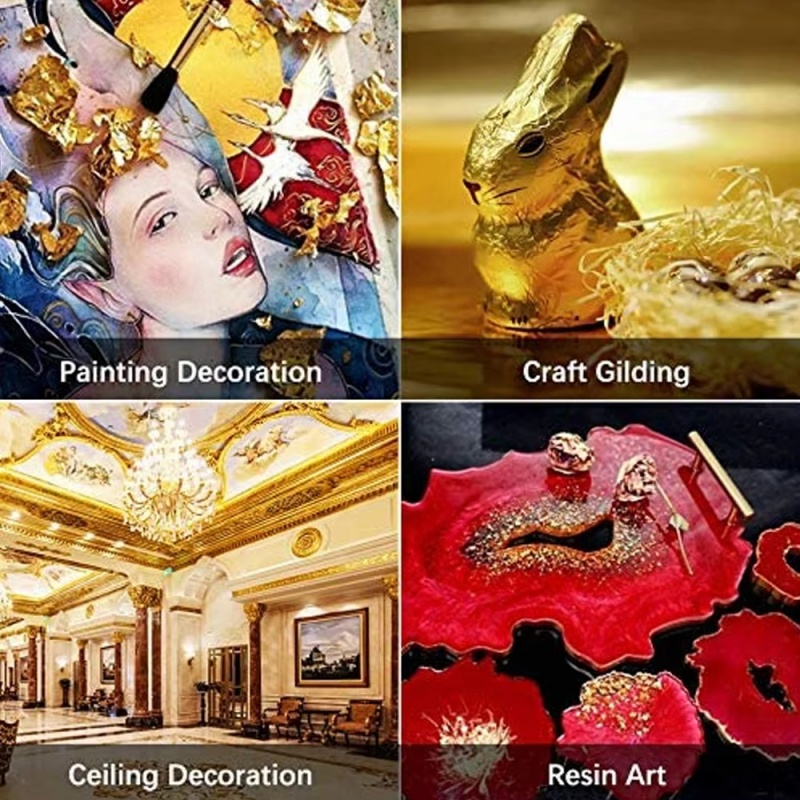 100 adet İmitasyon Altın Gümüş - Gold Foil Flakes incelemesi ve fiyatı