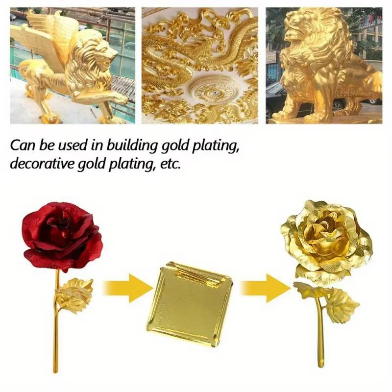 100 adet İmitasyon Altın Gümüş - Gold Foil Flakes incelemesi ve fiyatı