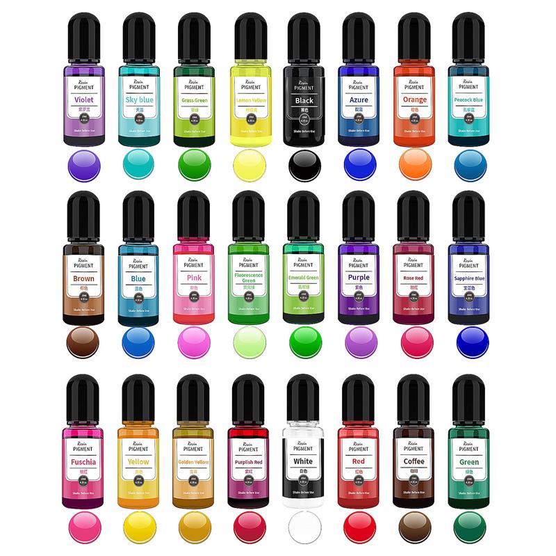 24 Renk 10ml/Şişe Epoksi Reçin - Resin Dye Alcohol incelemesi ve fiyatı